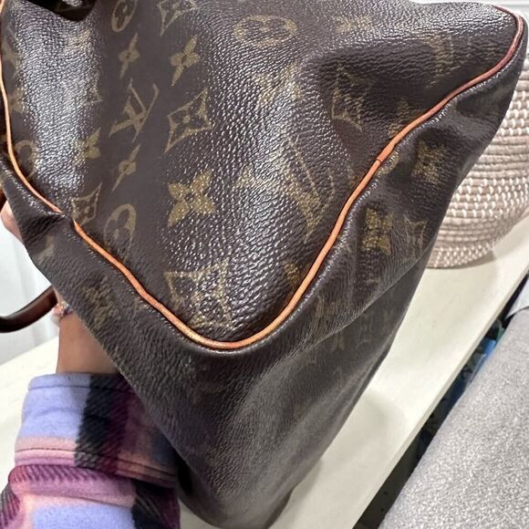 Louis Vuitton Dark Brown Monogram Satchel - Picture 8 of 14